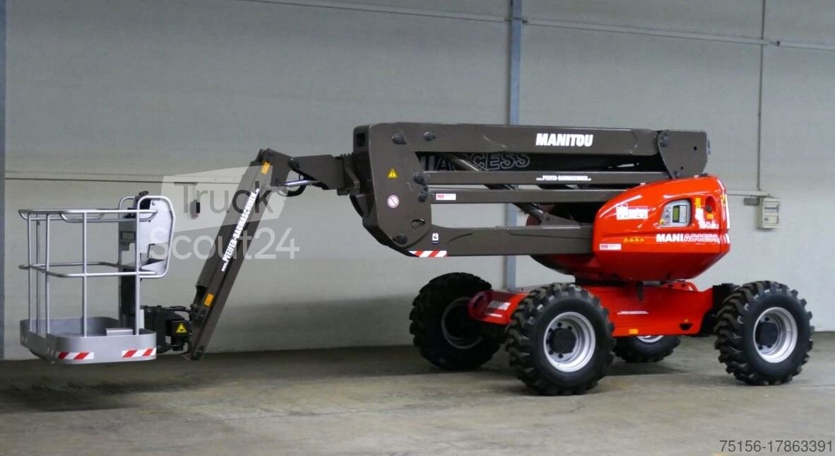 Pracovní plošina poháněná motorem Manitou 160 ATJ 4x4x4 - 16.5m / strana 9.5m