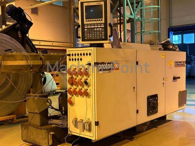 Linia wytłaczania rur PE / PP CINCINNATI EXTRUSION Proton 90- 30G- 220- 154- 1100- UT