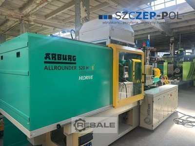 Maszyny do formowania wtryskowego ARBURG 520H 1500- 800 e2