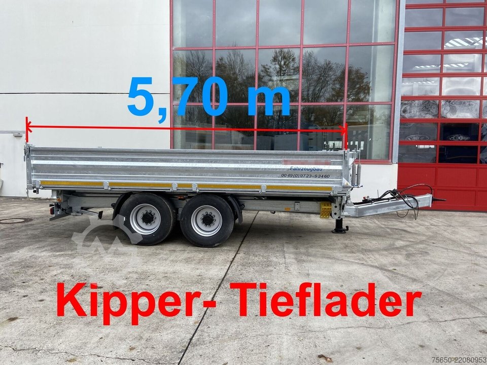 Möslein TTD 14 5,70 m 14 t dumper low loader 5,70 m long, width tyre-- new vehicle --