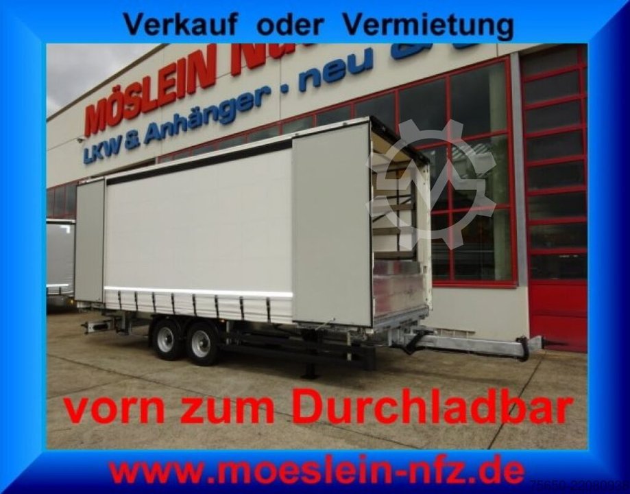 Möslein TPW 105 D Schwebheim Tandem- Plane Trailer