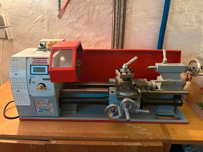 Lathe Holzmann ED400FD with accessories