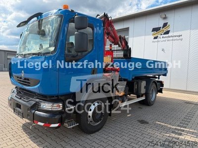 самосвал RENAULT Midlum 44AGM1 самосвал*Terex кран*Greifer*Funk*Топ использован