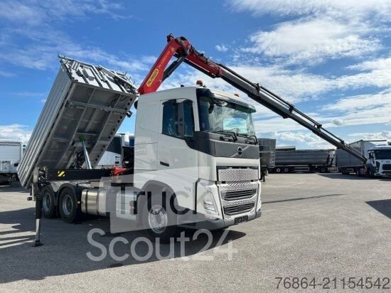 Трехсторонний грузовик VOLVO FH 500 3-SEITS KIPPER с PALFINGER PK22002EH