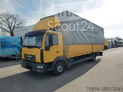Грузовые автомобили Pritsche & Plane MAN LE 12.220 PLANE, LBW, MANUAL