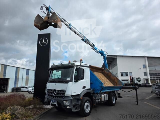 Kipper Mercedes-Benz Arocs 1832 KK 4x2 кран MKG HLK 116 A3 радио используется