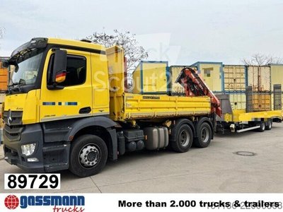 Фургон Mercedes-Benz Antos 2645 L 6x4 с задним краном Atlas 165.2E-A2