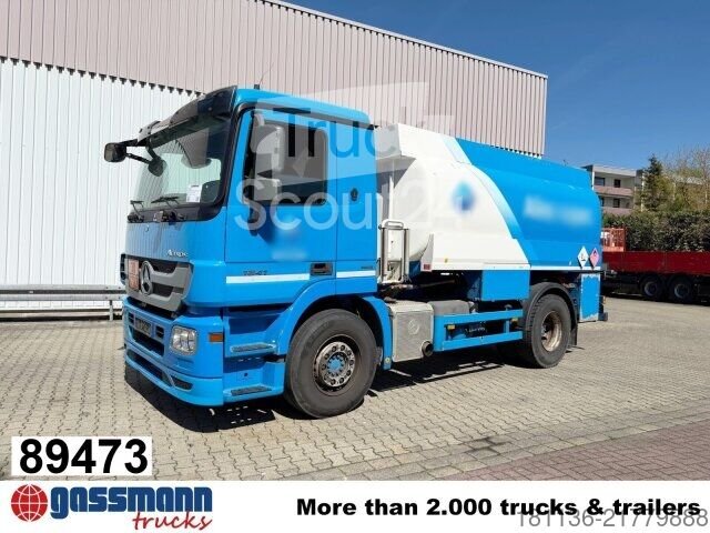 Truck with tank body Mercedes-Benz Actros 1841 L 4x2, Esterer, 2 chambers, 13.870l, used