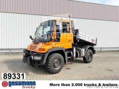 Unimog U 300 4x4, Kipper, municipal hydraulics, used power take-off shaft