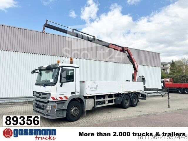Truck with Prick (open) Mercedes-Benz Actros 2644 6x4, Retarder, 2x AHK, Retarder used