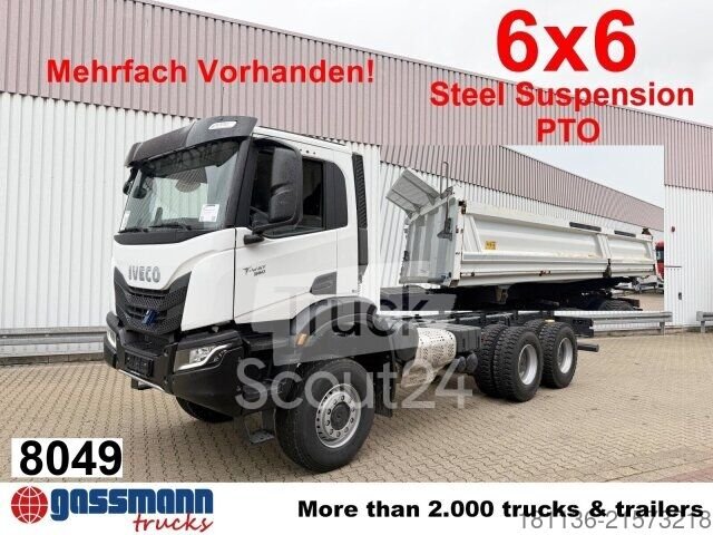 Kipper truck Iveco T-Way 360 6x6, ca. 9m , 3x AD! new