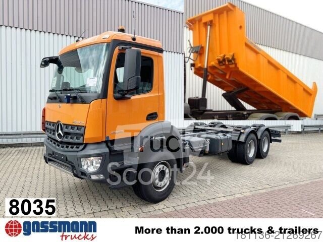 Spezial-LKW Mercedes-Benz Arocs 2633 6x4, 2x Nebenantrieb, Mulde ca. 11m  neu