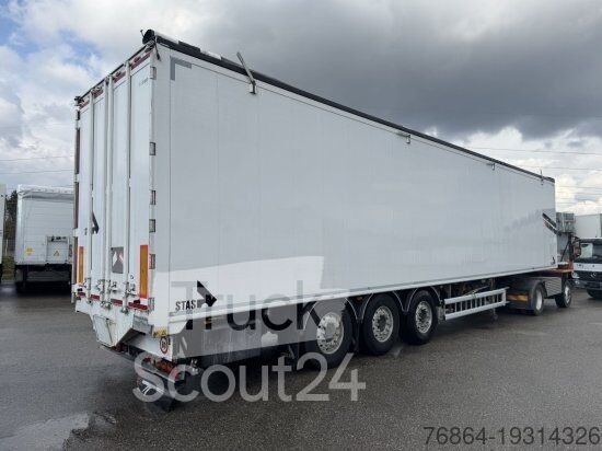semi-trailers with walking float STAS SCHUBBODEN S300 ZX, 2XLIFTACHSE, FUNK, GETREIDEGOSSE, 7MM used
