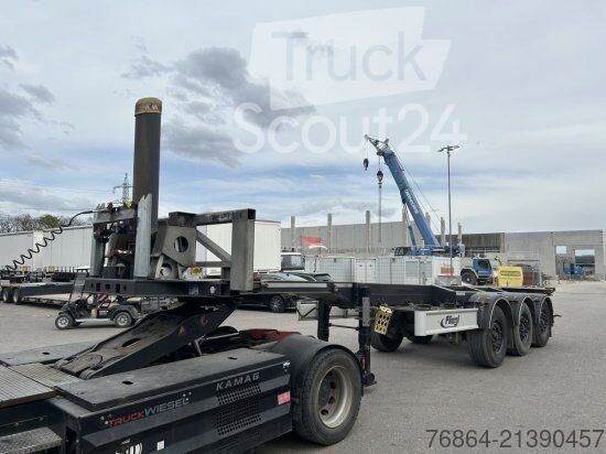 полуприцепное шасси FLIEGL 30 FT CONTAINER KIPPCHASSIS ALUFELGEN