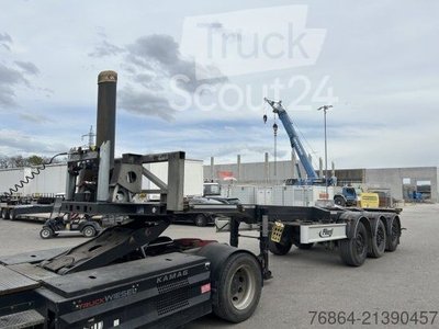 полуприцепное шасси FLIEGL 30 FT CONTAINER KIPPCHASSIS ALUFELGEN