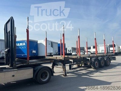 Древесные транспортные полуприцепы SCHWARZMüLLER HOLZAUFLIEGER 6 RUNGPAARE, BPW -ACHSEN