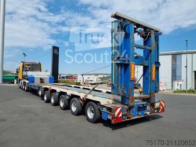 Goldhofer STZ-H6-57/80A Telescopic Tieflader Waggontransport Goldhofer STZ-H6-57/80A Telescopic Tieflader