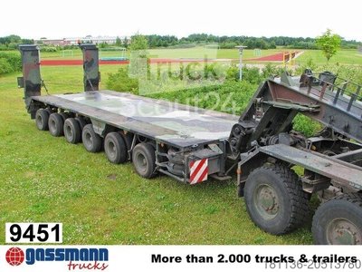 Low loader semi-trailer Kässbohrer SLT 56 t, elephant (Franziska) EX BW used