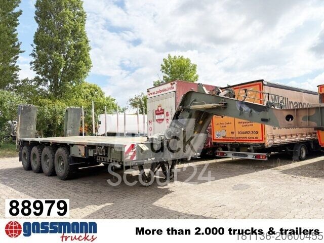 Low loader semi-trailer Kässbohrer SLT 50-3, elephant, EX BW used
