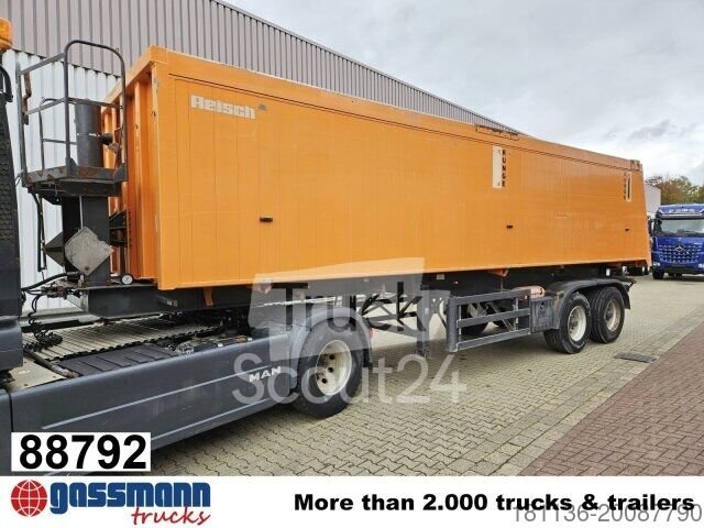 Tilter semi-trailer Reisch RHKS-32/18 AL, 40 cbm Alu used