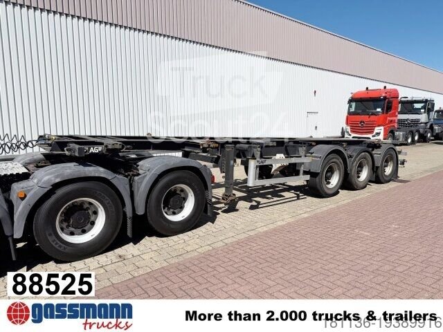LAG 0-3-39 CD Container chassis, 20ft and 30ft, ADR used