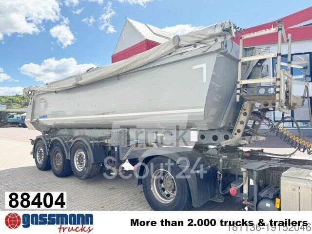 Tilt semi-trailer Schmitz SKI 24 SL 7.2, steel trough approx. 24m , lift axis used