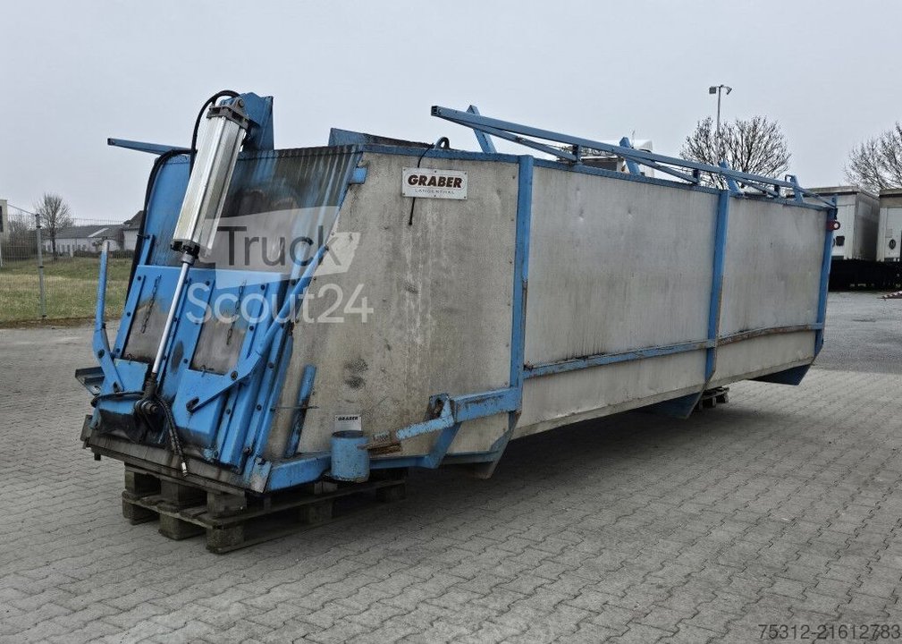 Asphalt mixing plant Graber Isogra Asphalt Thermosilo Mulde used