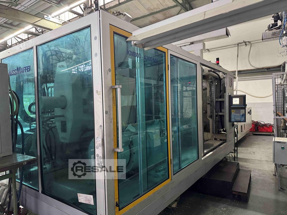 Injection molding machines KRAUSS MMAFFEI KM800-4300 MX