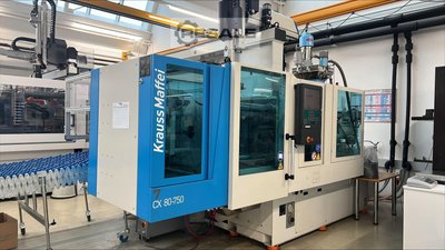Injection molding machines KRAUSS MAFFEI KM 80-750 CX