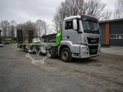 MAN 35.400 with Zanner Plateau, ramps, winds