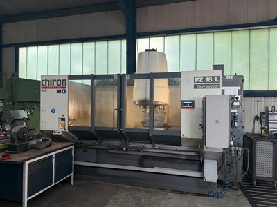 Frezarka CNC Chiron FZ 18 L z chłodzeniem wewnętrznym