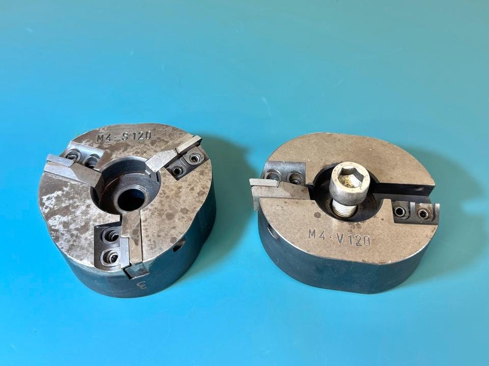 2x Reversible plate milling cutter Ø120 Cut-on milling cutter
