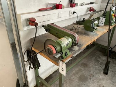 ELEKTRA BECKUM SL 175D Lu Schleifbock mit Bandschleifer