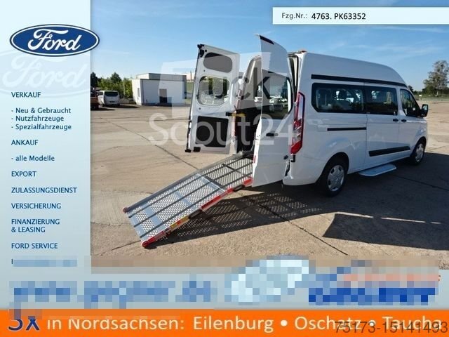 Minibus FORD Transit Custom 340L2 Kombi 2xKlima Ramp KMP BTW použitý