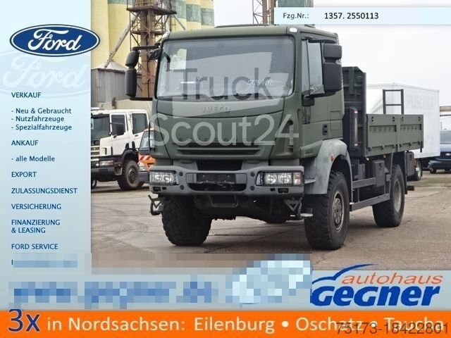 Truck with spider (open) IVECO EuroCargo 100E 22WS 2t HümS 4x4 Single Berreif used