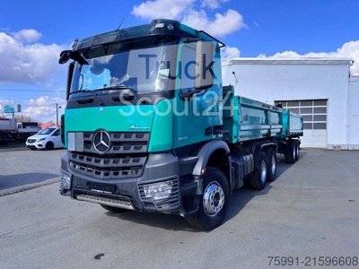 Trojstranný sklápěč MERCEDES-BENZ Arocs 3345 6x4 Meiller 3 boční sklápěč Bordmatic použitý