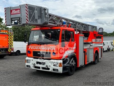 Speciální Truck MAN MAN 15.364 METZ DLK 23- 12 PLC III Použitý rotační žebřík