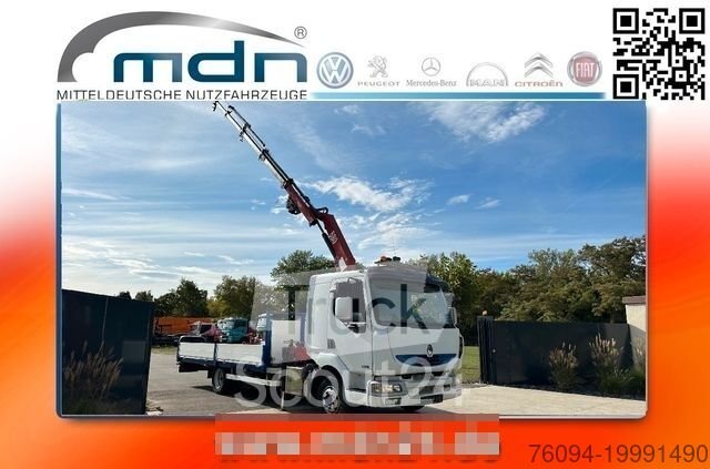 Autokran RENAULT Midlum DXi 220 4x2 KRAN 13m FUNK kabel winch