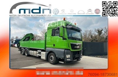 LKW mit Pritsche (offen) MAN TGX 26.440 Pritsche Montagekran 25m Seilwinde gebraucht