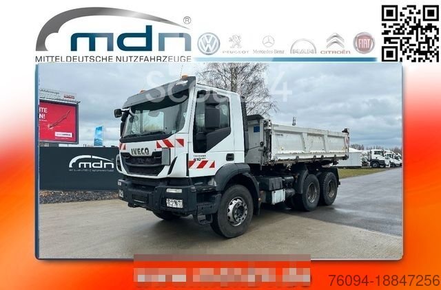 Kipper LKW IVECO Trakker 410 6x4  3-Seitenkipper Bordmatik AHK gebraucht