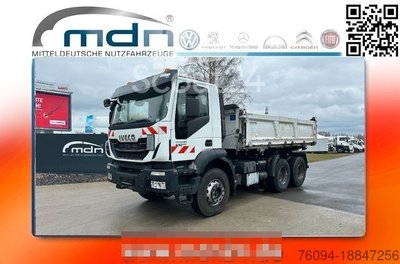 Kipper LKW IVECO Trakker 410 6x4  3-Seitenkipper Bordmatik AHK gebraucht