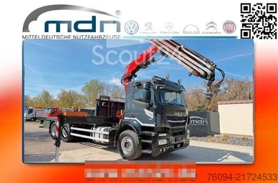 LKW mit Pritsche (offen) IVECO Stralis X-Way 360 6x4 Pritsche Kran 23m AHK gebraucht
