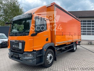 LKW mit Pritsche & Plane MAN TGM 18.290 Plane Bordwände LBW Dautel gebraucht