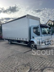 Вантажівки з Pritsche & Plane RENAULT Midlum d-Anhanger використовуються