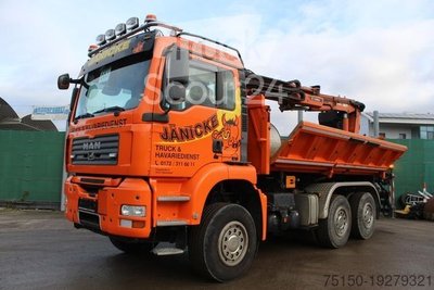 Тристоронній вантажівка MAN TGA 26.360 6x4 BB - KRAN ATLAS 125.2 - Nr.: 683 використовується