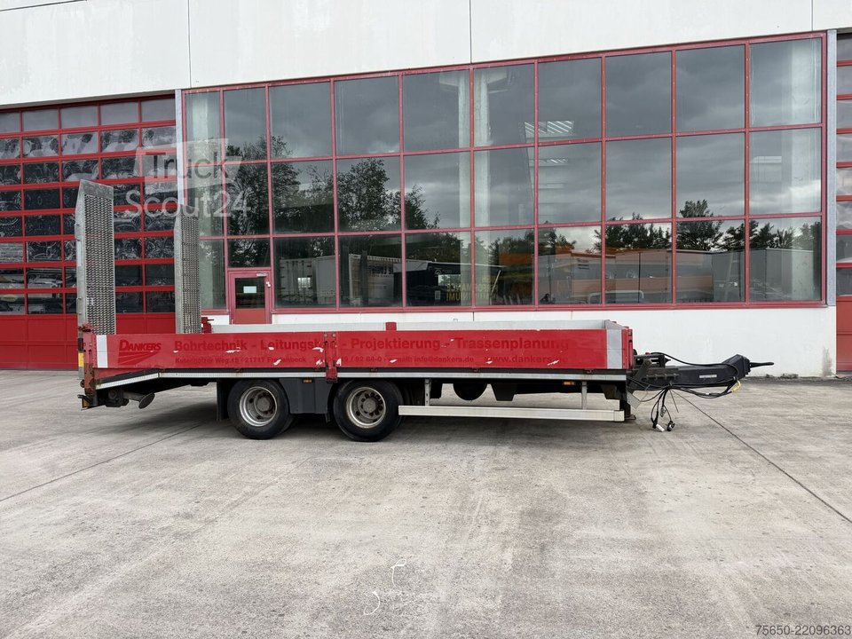 Low load trailer tt 19 t Tandem depth loader used
