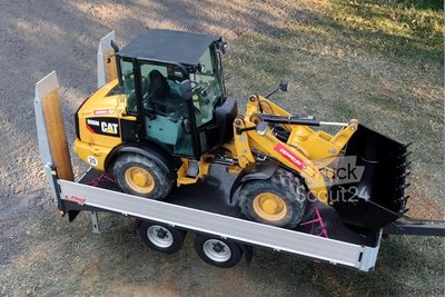 Platform Trailer FLIEGL Tandem platform trailer construction TPS 118 construction new
