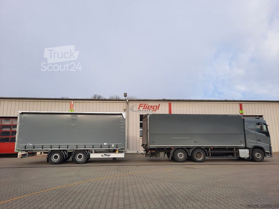 Trailer with Pritsche & Plane FLIEGL Tandem Platform Trailer TPS 180 new