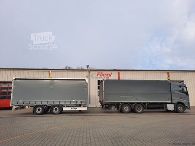 Trailer with Pritsche & Plane FLIEGL Tandem Platform Trailer TPS 180 new