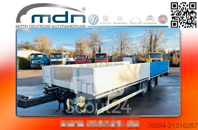 Anhänger mit offener Pritsche MÜLLER-MITTELTAL ZANDT TAT -B 110 Pritsche Tandem NL 9,4to gebraucht